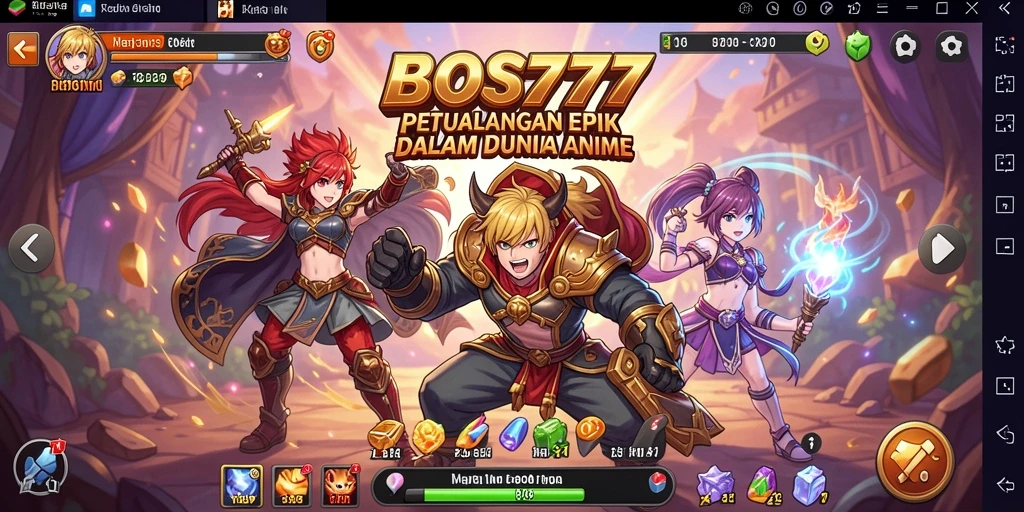 Gameplay seru dengan karakter anime ikonik dan pertarungan epik.