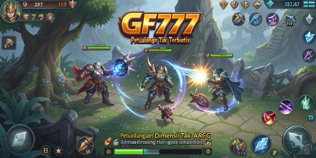 Tampilan gameplay GF777 yang mendebarkan dalam dunia ARPG.