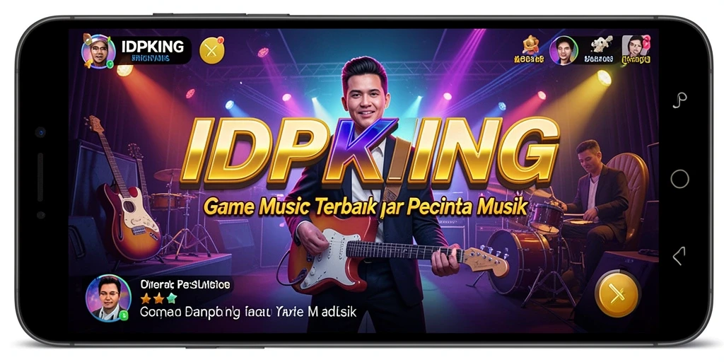 Tampilan dinamis gameplay IDPKING yang menyenangkan dan interaktif.