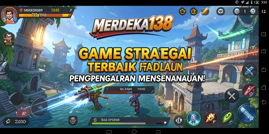 Tangkapan layar permainan MERDEKA138 menampilkan momen strategi yang penuh aksi.