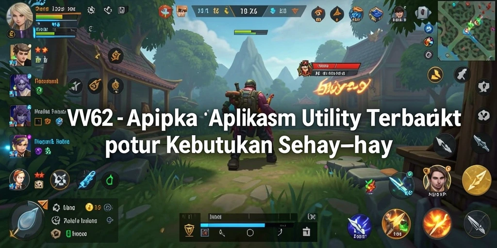 Tampilan antarmuka pengguna sederhana dan efektif dari VV62.