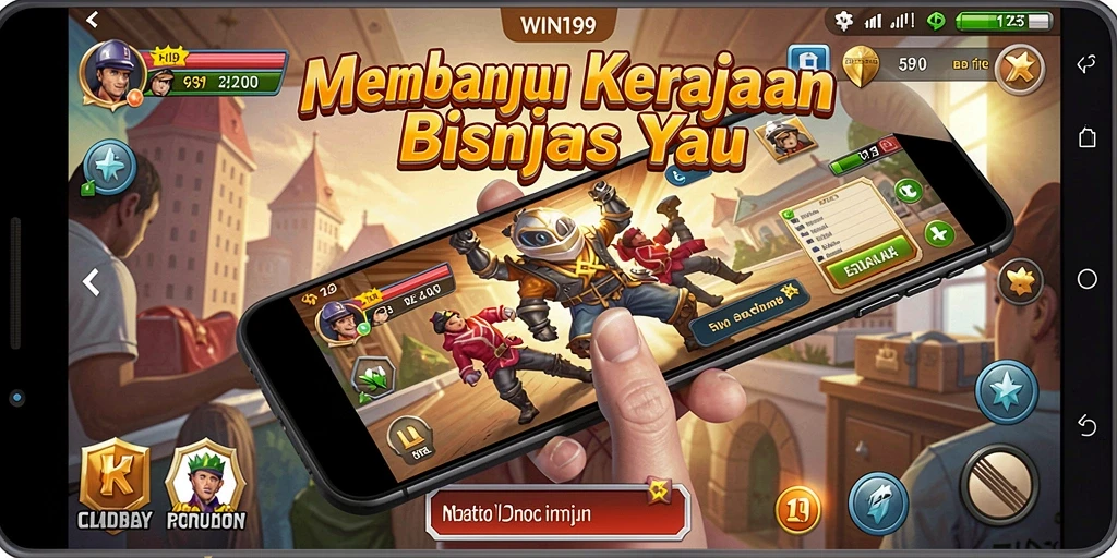 Screenshot menunjukkan gameplay Tycoon yang menarik dan interaktif.