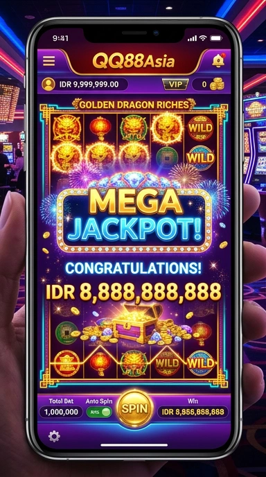 Tampilan antarmuka pengguna qq88asia yang sederhana dan intuitif.
